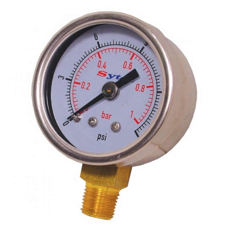 Sytec Fuel Pressure Gauge 0-1 Bar